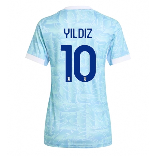 Billige Fotballdrakt Juventus Kenan Yildiz #10 Replika Bortedrakt Dame 2025-26 Kortermet Billige Fotballdrakt Juventus Kenan Yildiz #10 Replika Bortedrakt Dame 2025-26 Kortermet